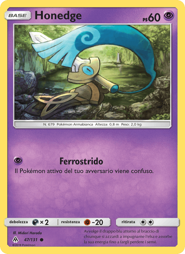 Honedge, carta 47 di Apocalisse Di Luce
