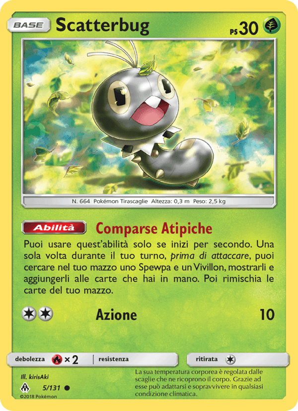 Scatterbug, carta 5 di Apocalisse Di Luce