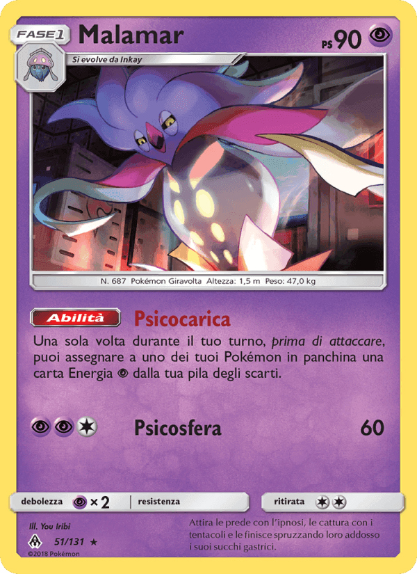 Malamar, carta 51 di Apocalisse Di Luce