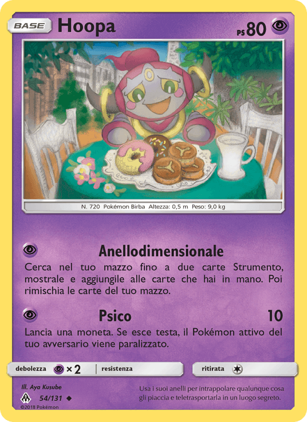 Hoopa, carta 54 di Apocalisse Di Luce