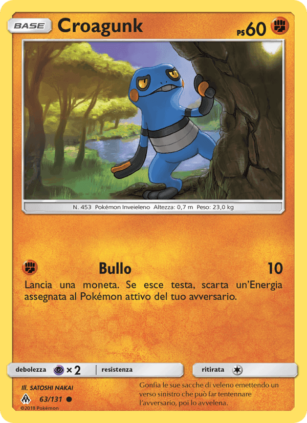 Croagunk, carta 63 di Apocalisse Di Luce