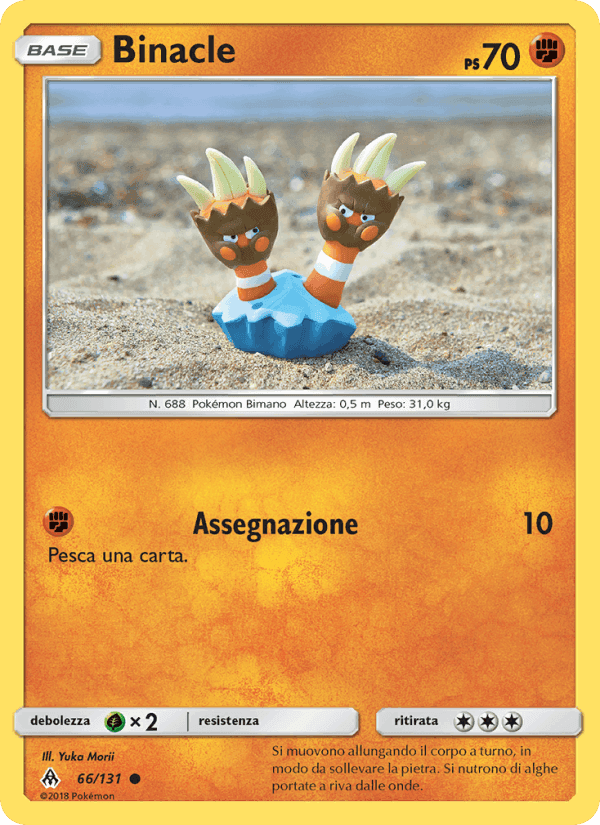 Binacle, carta 66 di Apocalisse Di Luce