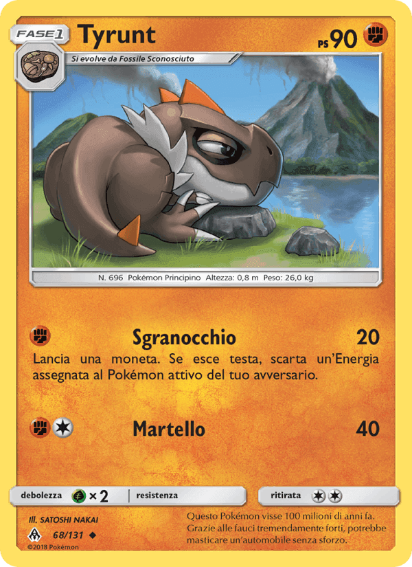 Tyrunt, card 68 from Apocalisse Di Luce
