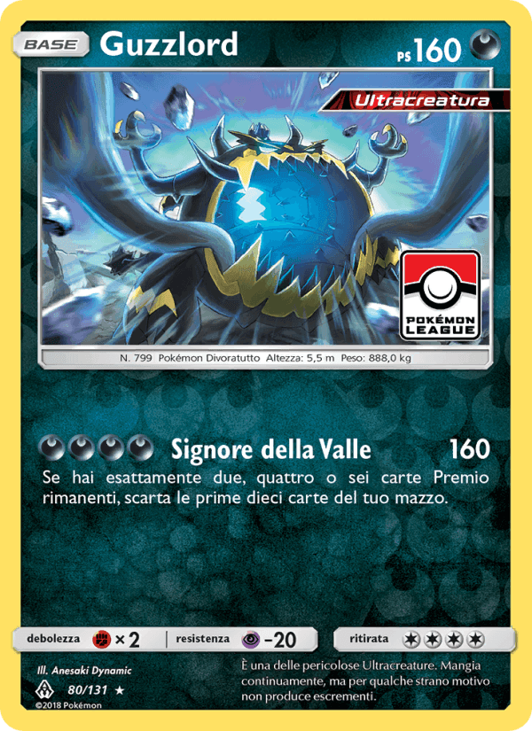 Guzzlord, carta 80 de Apocalisse Di Luce