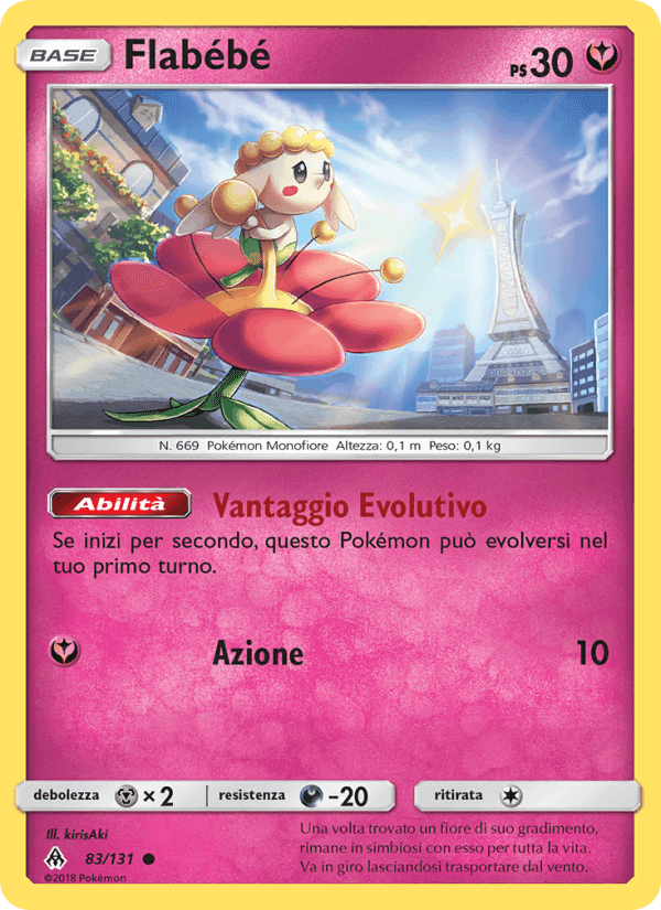 Flabébé, carta 83 di Apocalisse Di Luce