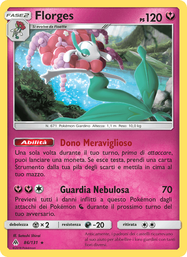 Florges, carta 86 de Apocalisse Di Luce