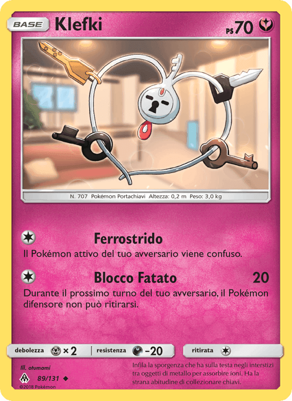 Klefki, carta 89 di Apocalisse Di Luce
