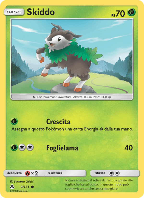 Skiddo, carta 9 di Apocalisse Di Luce