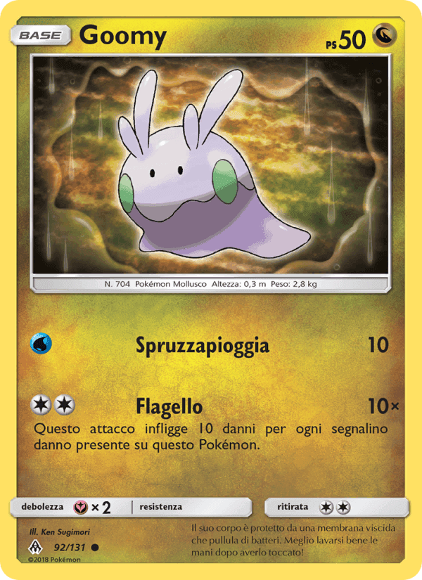 Goomy, carta 92 di Apocalisse Di Luce
