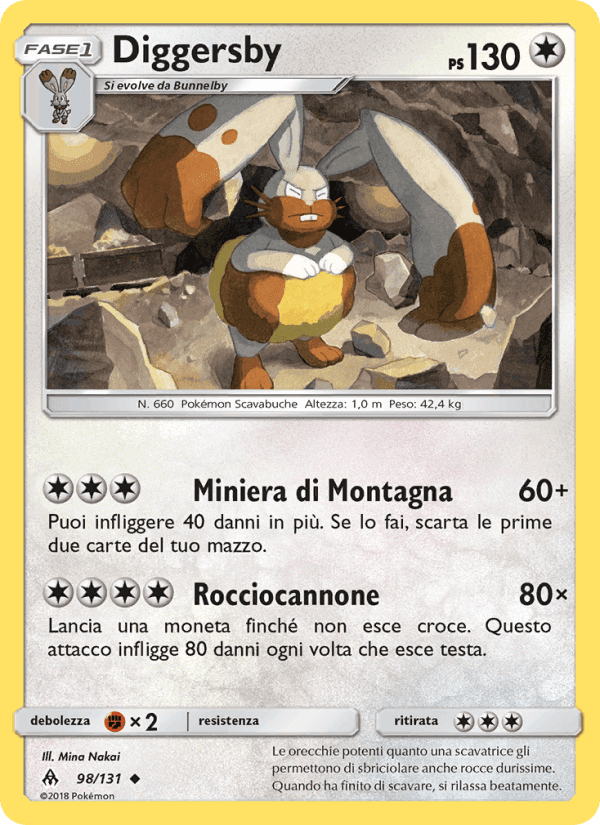 Diggersby, carta 98 de Apocalisse Di Luce