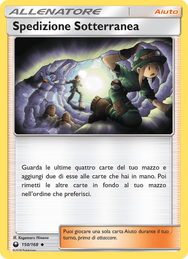 Spedizione Sotterranea, card 150 from Tempesta Astrale