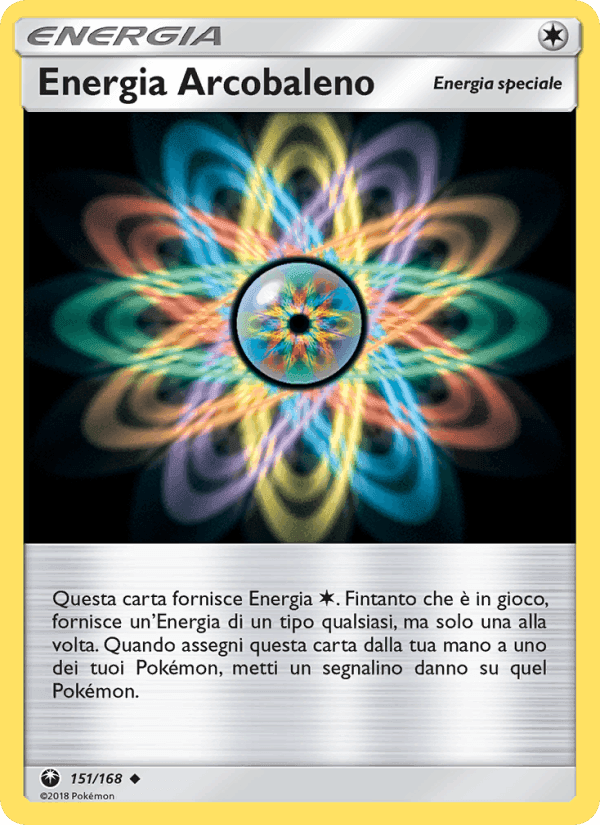 Energia Arcobaleno, carte 151 de Tempesta Astrale
