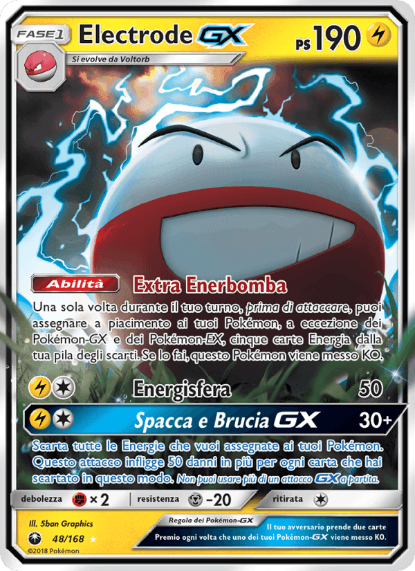 Electrode GX, carta 48 di Tempesta Astrale