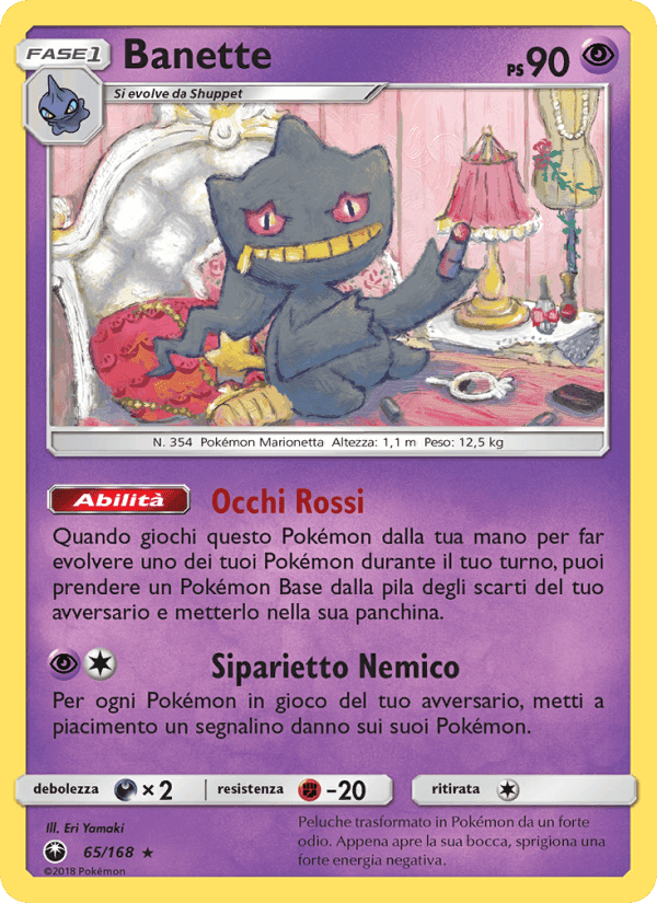 Banette, carta 65 de Tempesta Astrale