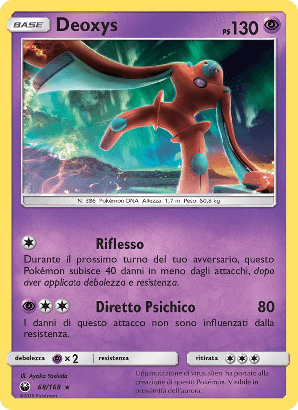 Deoxys, carta 68 di Tempesta Astrale