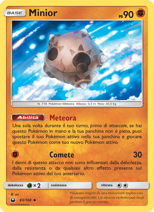 Minior, card 83 from Tempesta Astrale