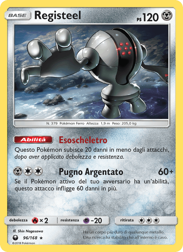 Registeel, carta 96 di Tempesta Astrale