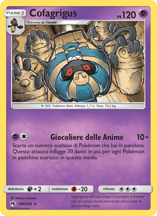 Cofagrigus, carta 100 di Tuoni Perduti