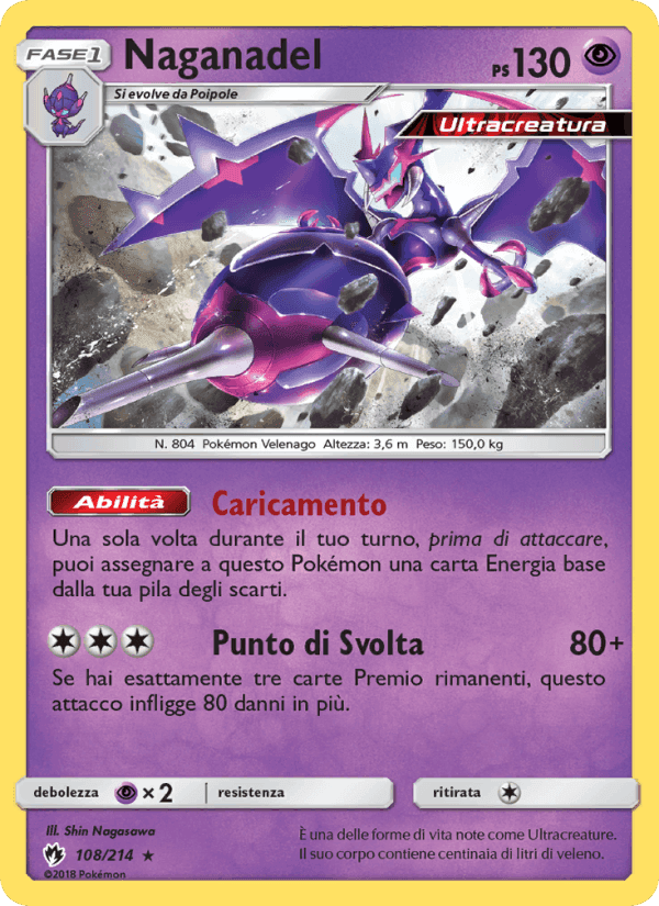 Naganadel, carta 108 di Tuoni Perduti