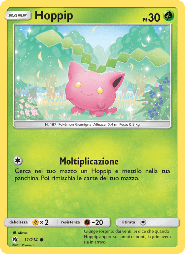 Hoppip, carte 11 de Tuoni Perduti