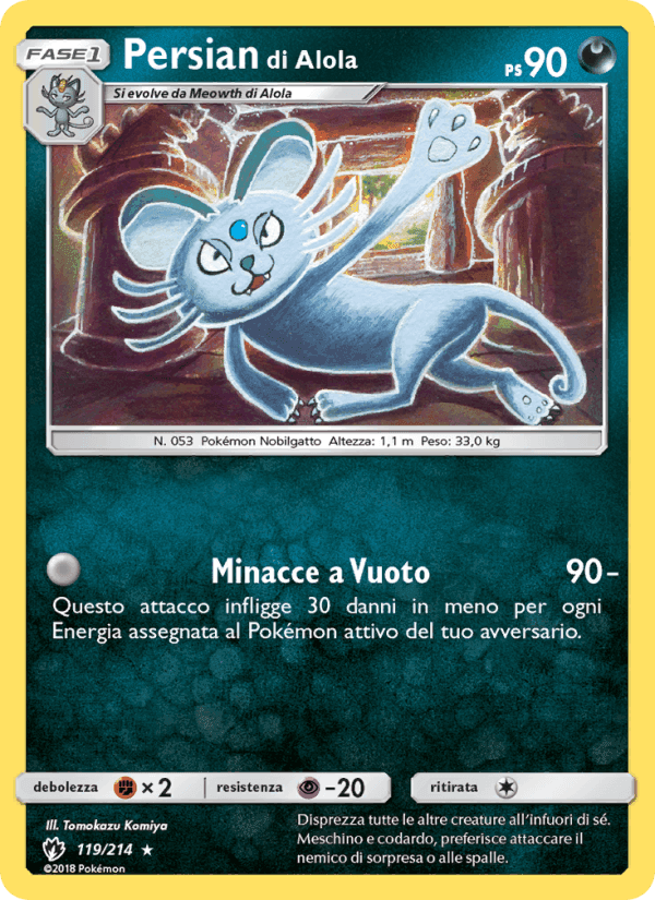 Persian di Alola, carta 119 di Tuoni Perduti