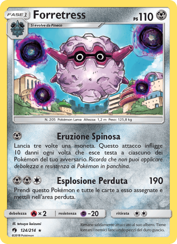 Forretress, carta 124 di Tuoni Perduti