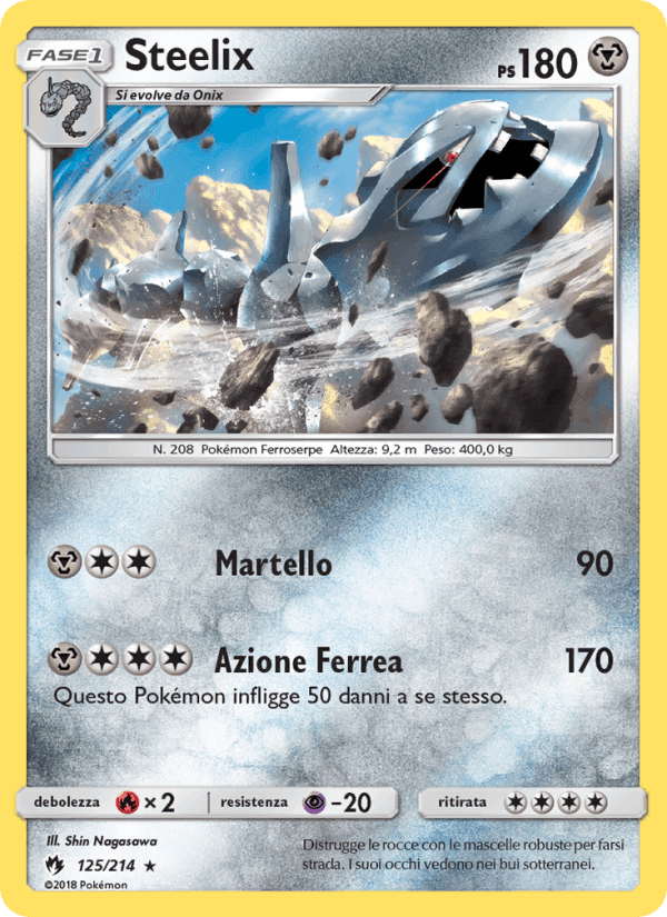 Steelix, carta 125 di Tuoni Perduti