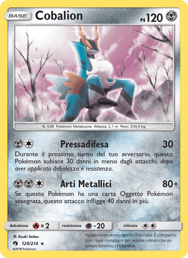 Cobalion, carta 129 di Tuoni Perduti