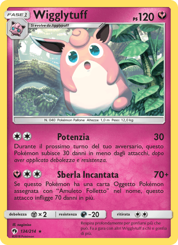 Wigglytuff, carta 134 di Tuoni Perduti