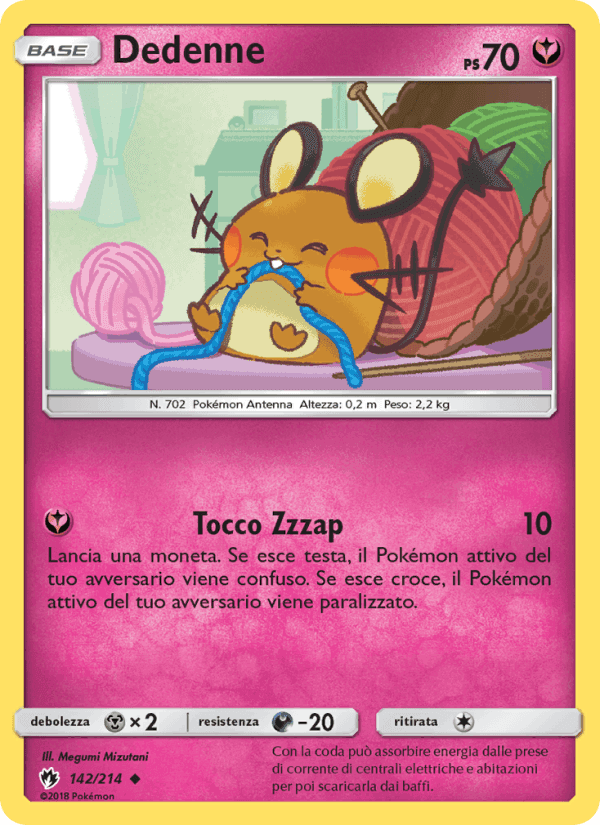 Dedenne, carte 142 de Tuoni Perduti
