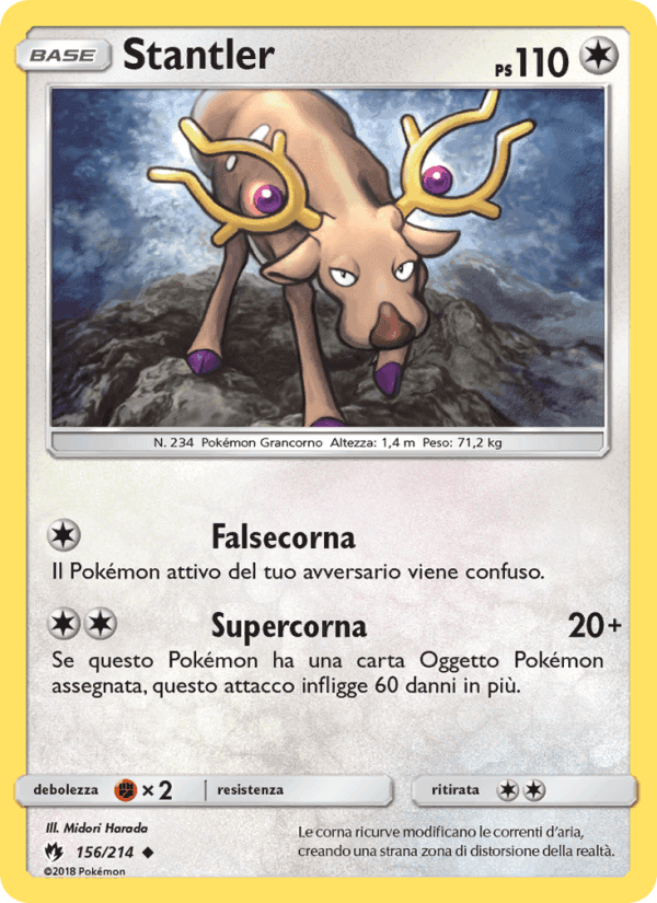 Stantler, carta 156 di Tuoni Perduti