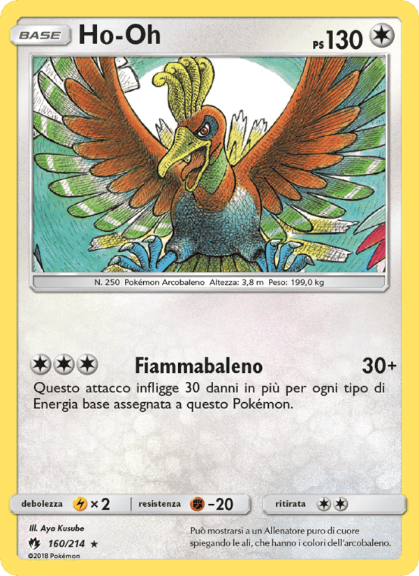 Ho-Oh, carta 160 di Tuoni Perduti