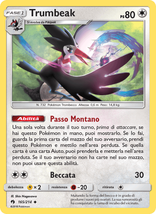 Trumbeak, carta 165 di Tuoni Perduti