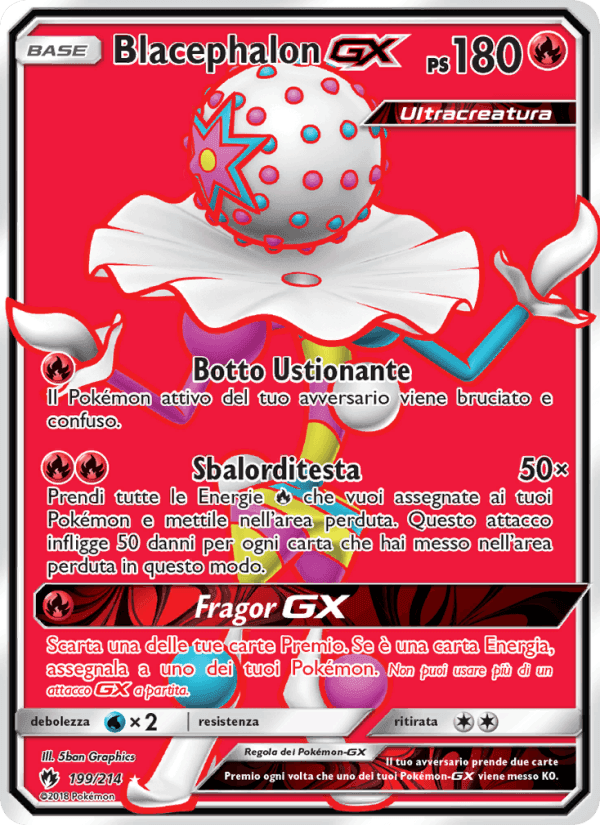 Blacephalon GX, carta 199 di Tuoni Perduti
