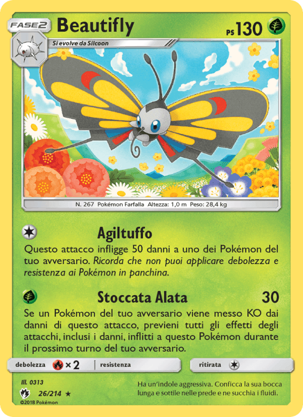 Beautifly, carta 26 di Tuoni Perduti
