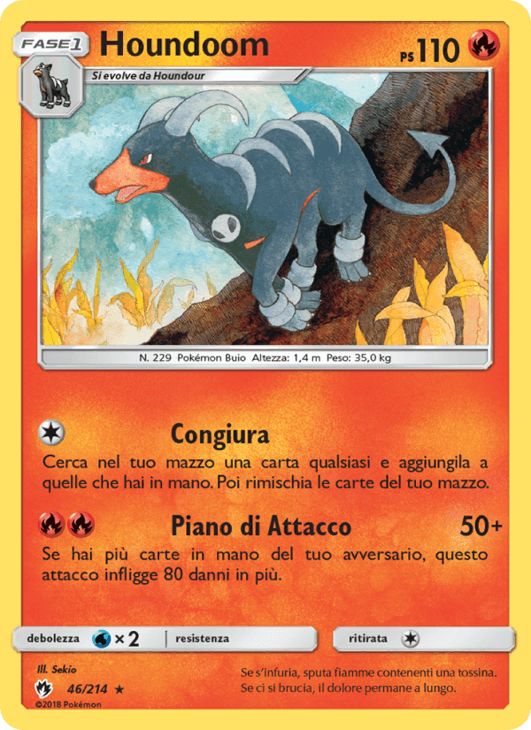 Tuoni Perduti の 46 番、Houndoom