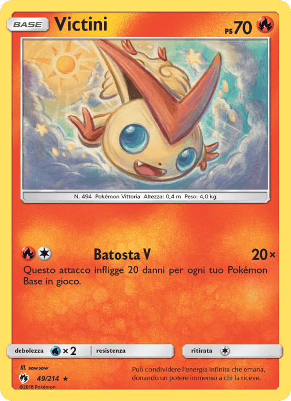Victini, carta 49 de Tuoni Perduti