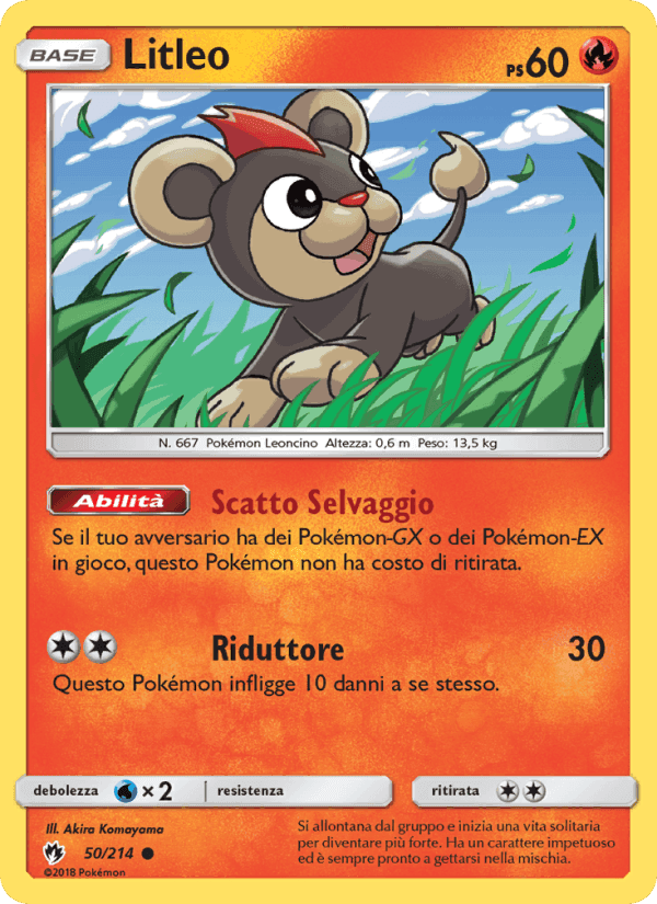 Litleo, carta 50 di Tuoni Perduti
