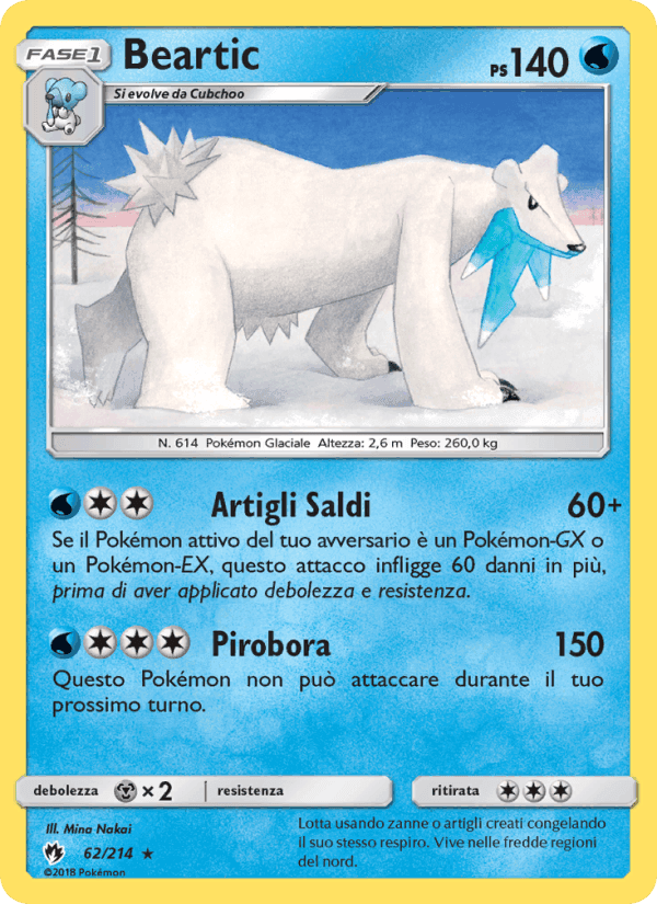 Beartic, card 62 from Tuoni Perduti