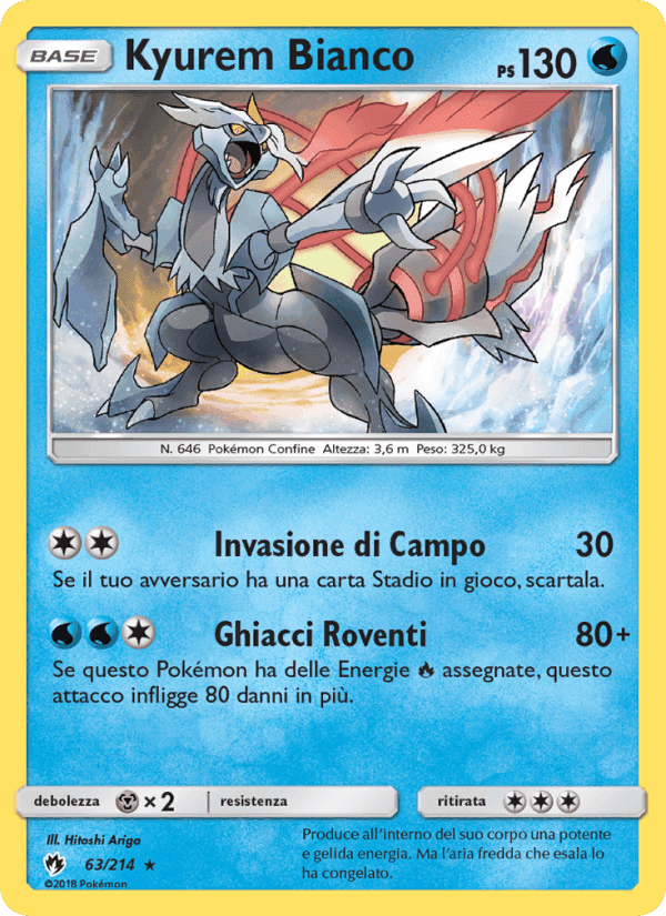 Kyurem Bianco, carta 63 di Tuoni Perduti