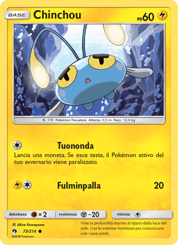 Chinchou, carte 73 de Tuoni Perduti