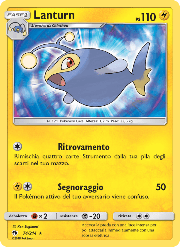 Lanturn, card 74 from Tuoni Perduti