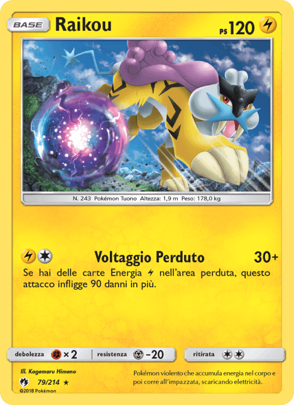 Raikou, carta 79 di Tuoni Perduti