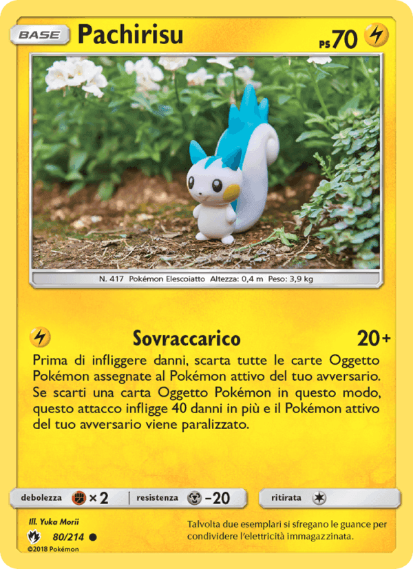 Pachirisu, carte 80 de Tuoni Perduti