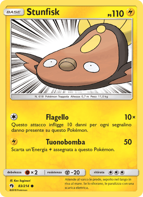 Stunfisk, carta 83 di Tuoni Perduti