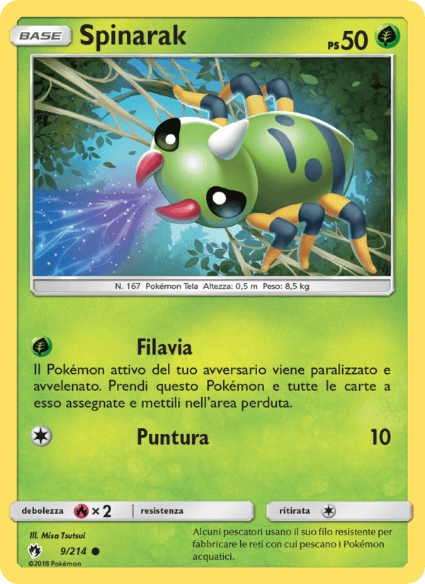 Spinarak, carta 9 di Tuoni Perduti