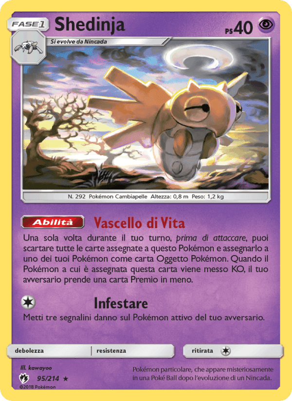 Shedinja, carta 95 de Tuoni Perduti