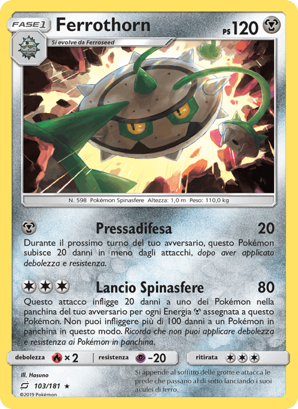 Ferrothorn, carta 103 di Gioco di Squadra