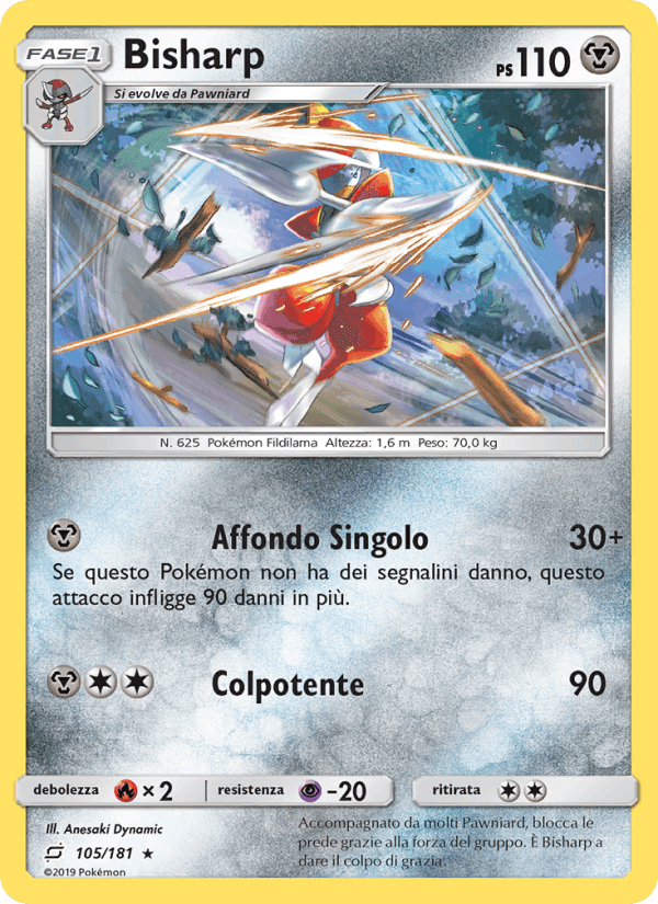 Bisharp, carta 105 di Gioco di Squadra