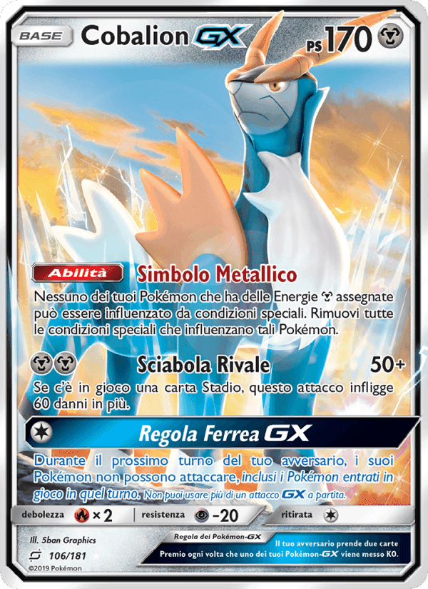 Cobalion GX, carta 106 di Gioco di Squadra